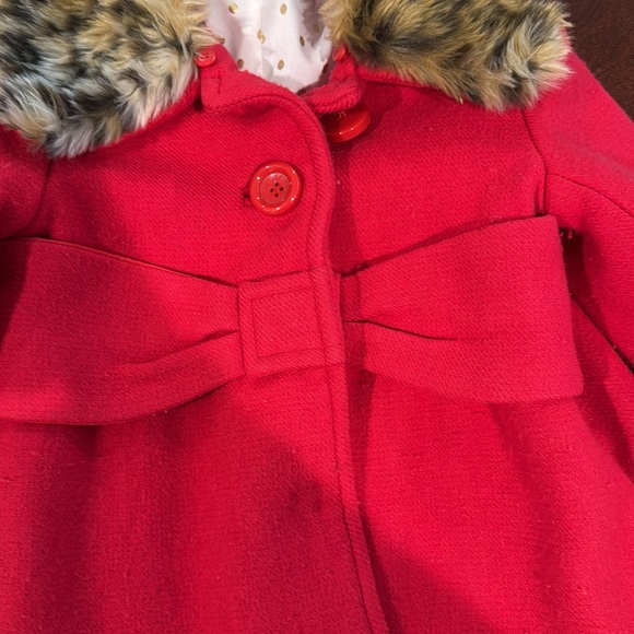 Kate Spade Red Girls Coat - Picture 4 of 6
